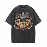 Spooky Chickens Vintage Washed T-shirt | Gthic.com