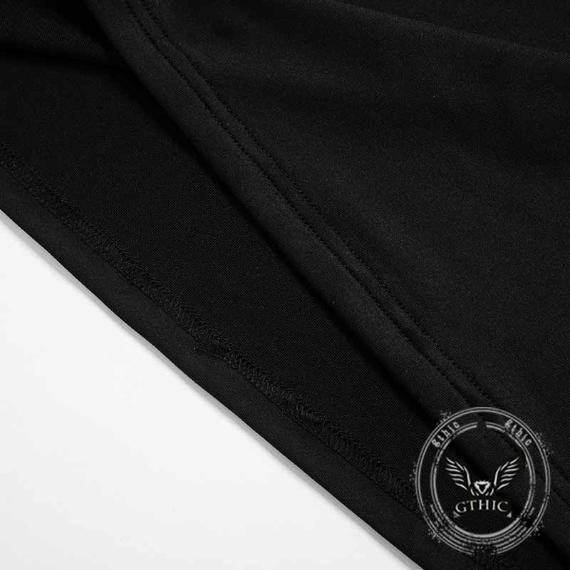 Square Neck Long Sleeve Body Print Slim Dress