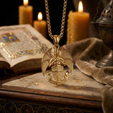 St. Michael Cross Shield Stainless Steel Pendant