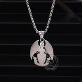 St. Michael Cross Shield Stainless Steel Pendant
