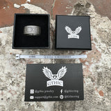 St. Benedict Medal Stainless Steel Cross Ring