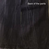 Star Patch Ripped Cotton Pants