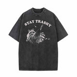 Stay Trashy Vintage Washed T-shirt | Gthic.com