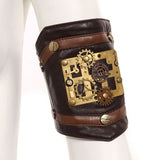 Steampunk Gear Leather Bracers | Gthic.com