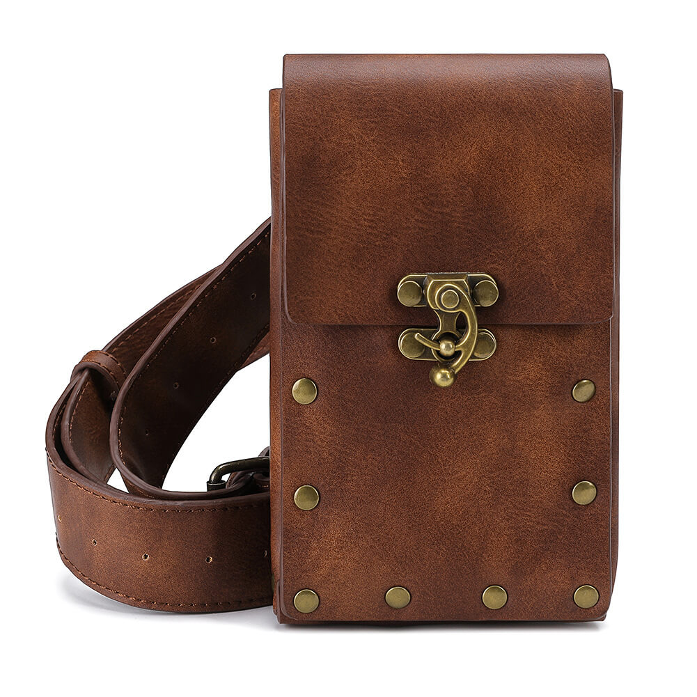 Steampunk PU Leather Waist Bag | Gthic.com