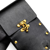 Steampunk PU Leather Waist Bag