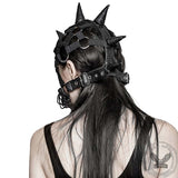 Steampunk Rope Design PU Leather Hat Facemask 03 | Gthic.com