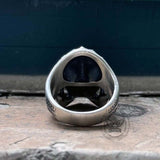 Steampunk Sterling Silver Skull Ring | Gthic.com