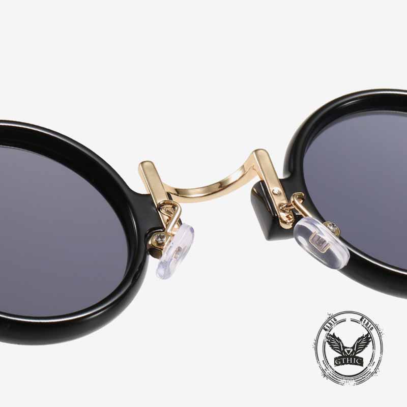Steampunk UV Protection Round PC Sunglasses