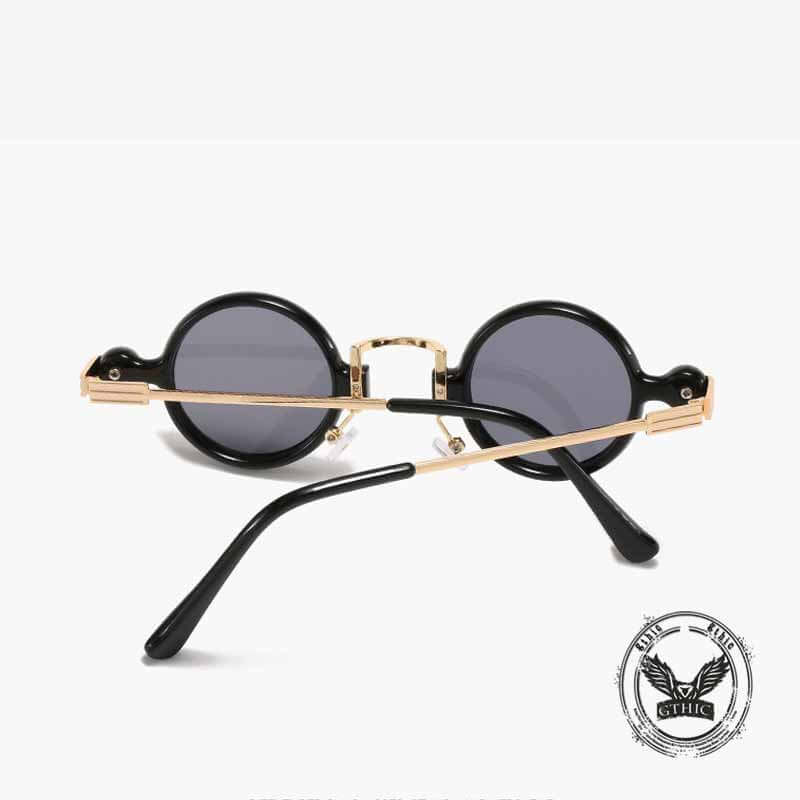 Steampunk UV Protection Round PC Sunglasses 02 | Gthic.com
