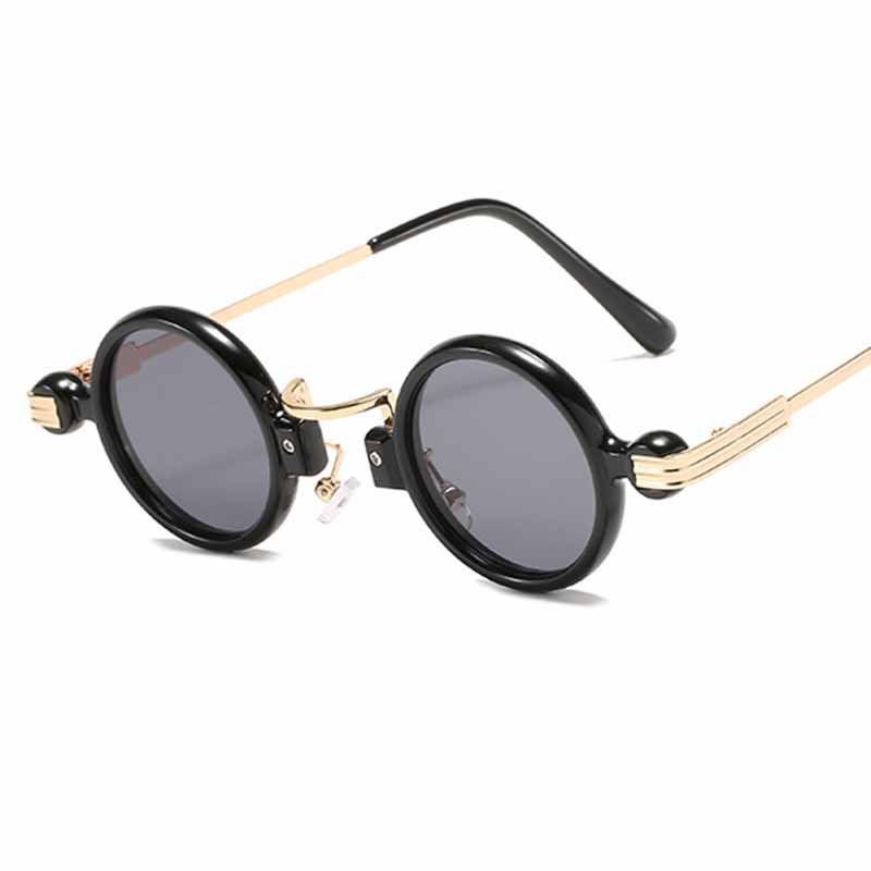 Steampunk UV Protection Round PC Sunglasses 03 | Gthic.com