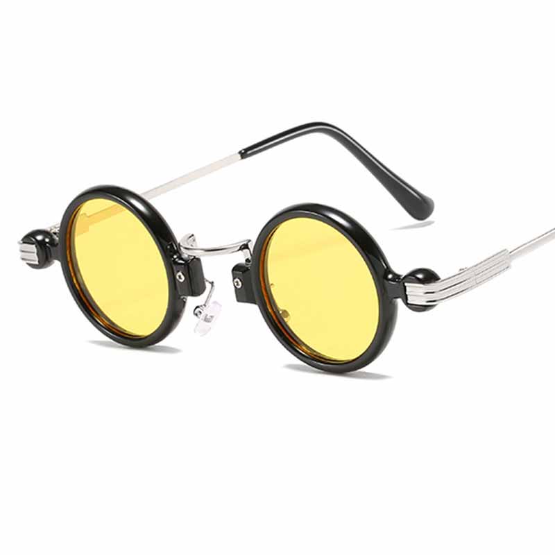 Steampunk UV Protection Round PC Sunglasses