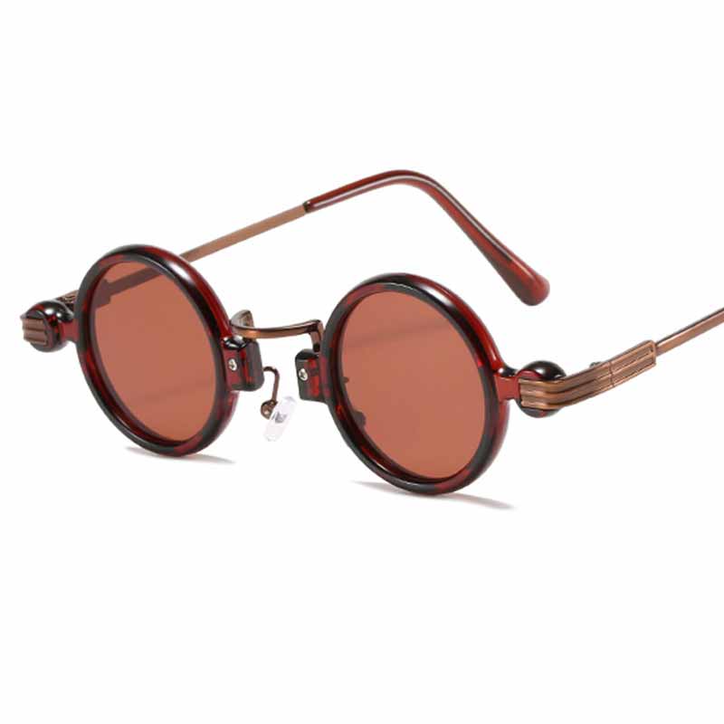Steampunk UV Protection Round PC Sunglasses