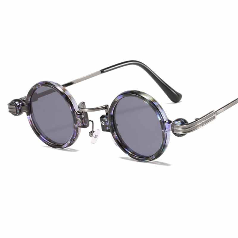Steampunk UV Protection Round PC Sunglasses