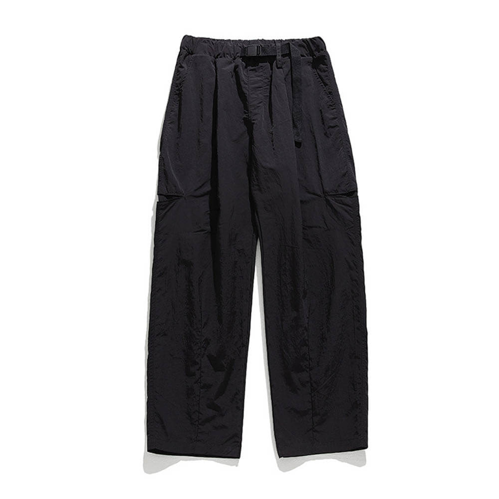 Street Buckle Belt Design Outdoor Functional Pants
