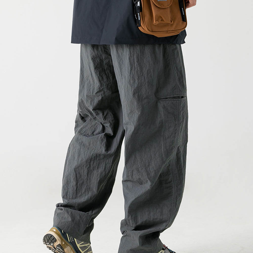 Street Buckle Belt Design Outdoor Functional Pants