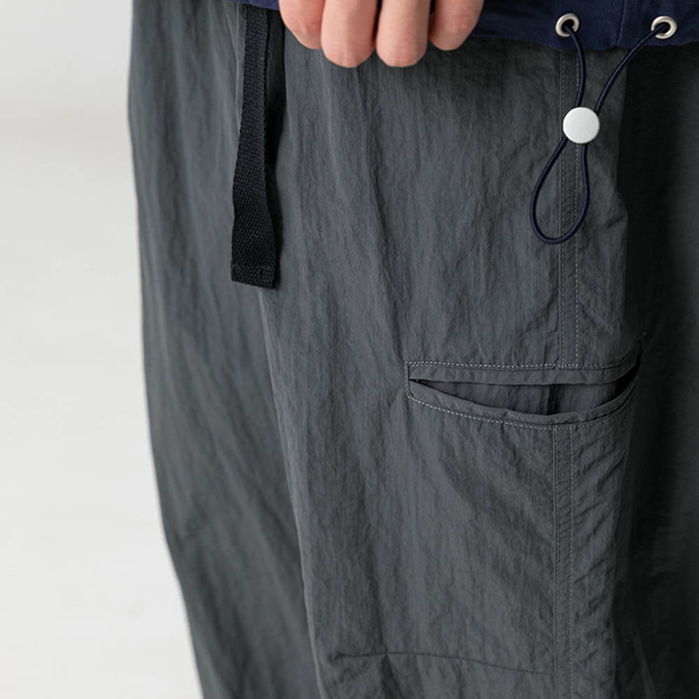 Street Buckle Belt Design Outdoor Functional Pants