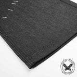 Pantaloni punk da uomo in cotone con stampa teschio patch