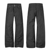 Street Deconstructed Panel-Seamed Bootcut Jeans | Gthic.com