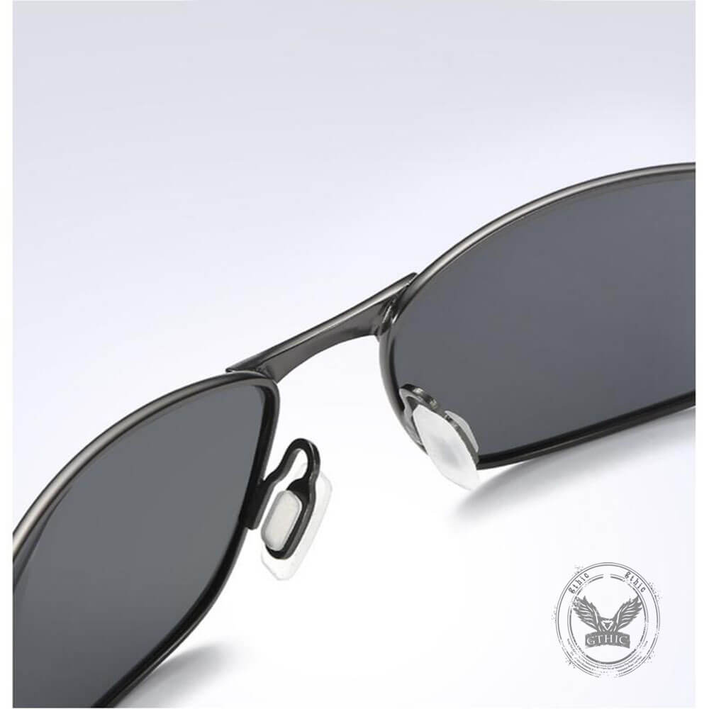 Street Fashion UV-Proof Polarized Square-Frame Sunglasses