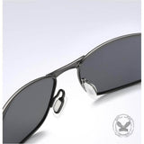 Street Fashion UV-Proof Polarized Square-Frame Sunglasses