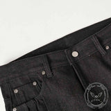 Street Pleated Button Design Solid Wide-Leg Pants | Gthic.com