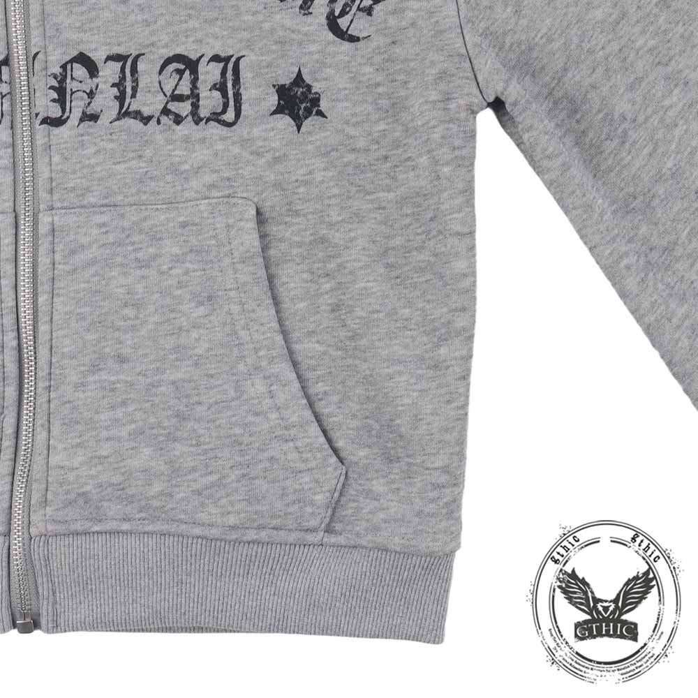 Street Short Horned Hoodie Gothic Sweatpants Set