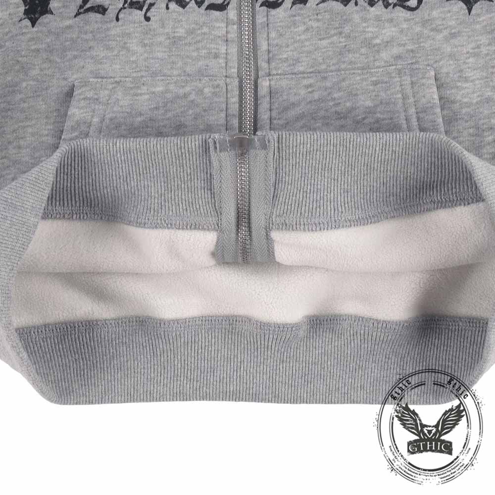 Street Short Horned Hoodie Gothic Sweatpants Set