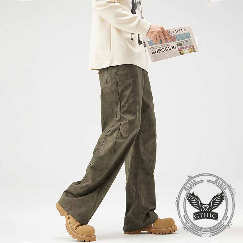 Street Versatile Loose Straight Casual Pants 02 | Gthic.com
