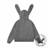 Street Y2K Bunny Ear Design Cotton-padded Jacket