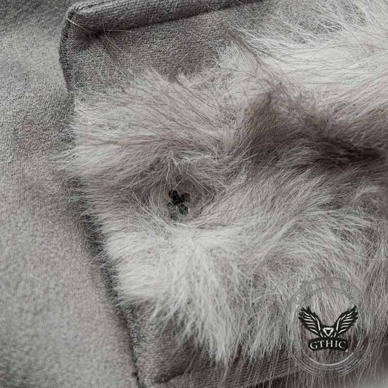 Street Y2K Bunny Ear Design Cotton-padded Jacket