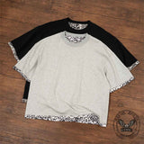 Stylish Crew Neck Reversible Leopard Print T-shirt