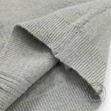 Stylish High-Neck Hooded Two-Way Zipper Knit Cardigan