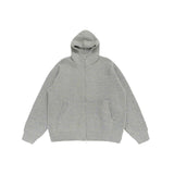 Stylish High-Neck Hooded Two-Way Zipper Knit Cardigan