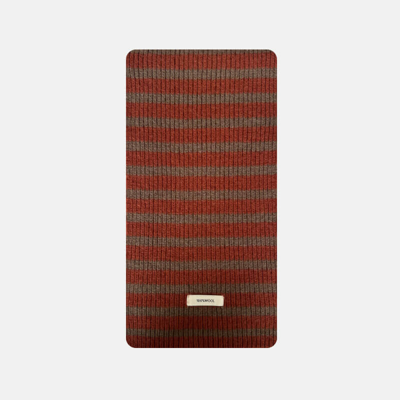 Stylish MultiColor Versatile Striped Soft Wool Scarf