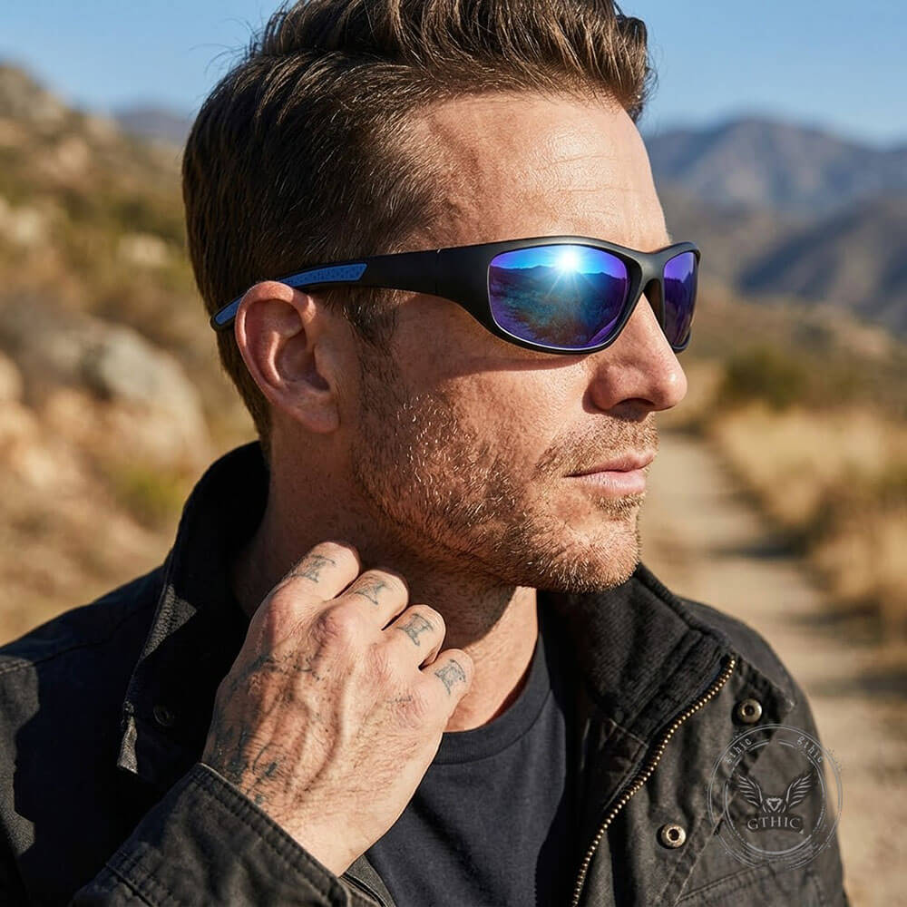 Stylish Outdoor Cycling Polarized UV-Proof PC Sunglasses | Gthic.com