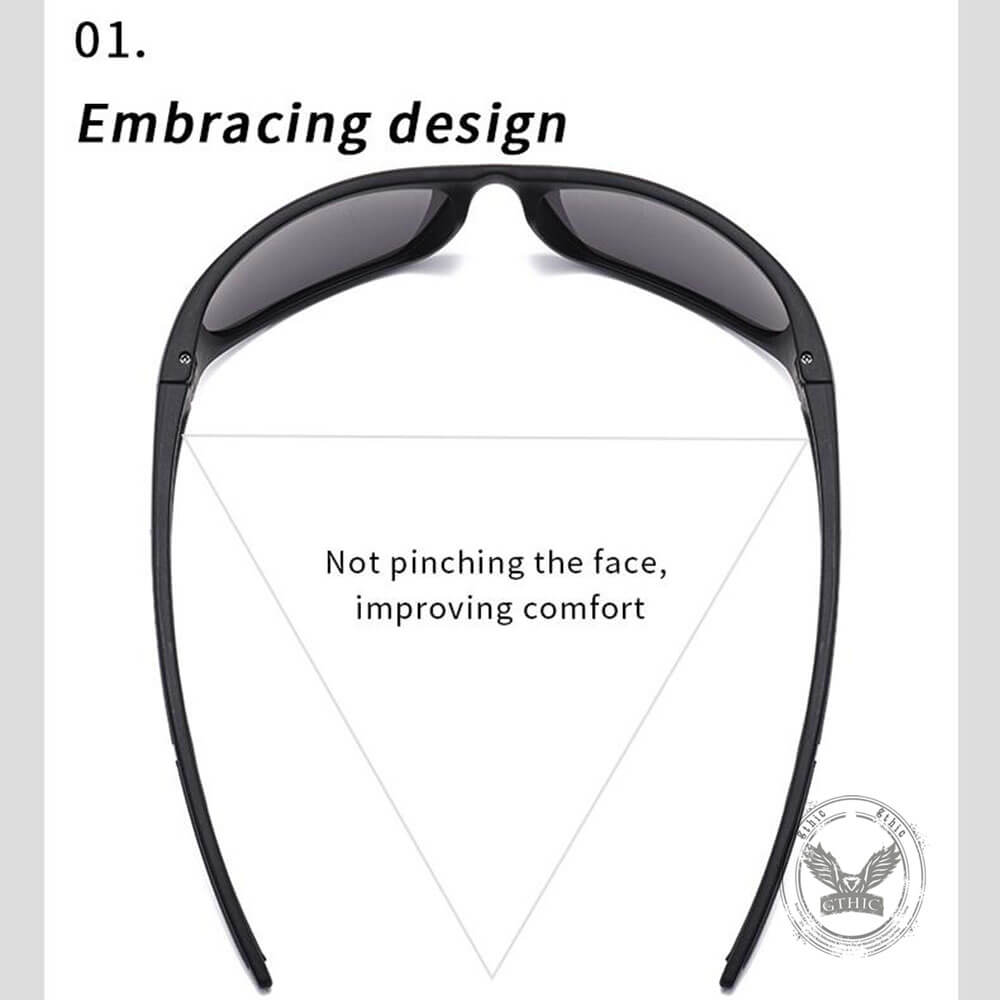 Stylish Outdoor Cycling Polarized UV-Proof PC Sunglasses