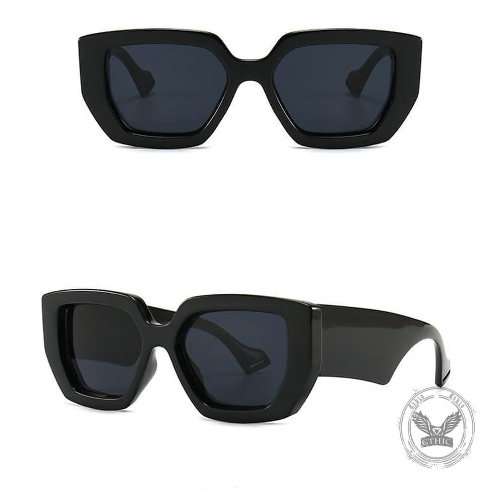 Stylish Oversized Square UV-Proof PC Sunglasses