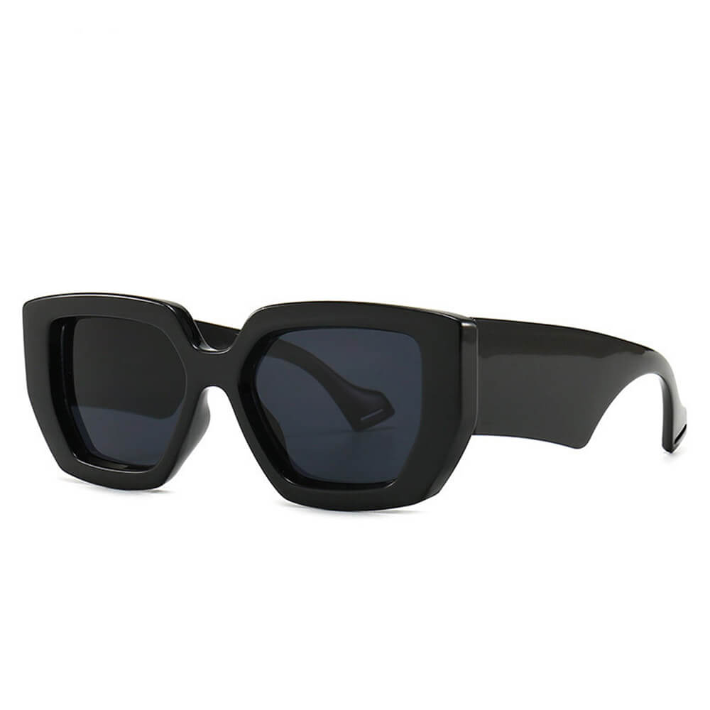 Stylish Oversized Square UV-Proof PC Sunglasses