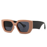 Stylish Oversized Square UV-Proof PC Sunglasses