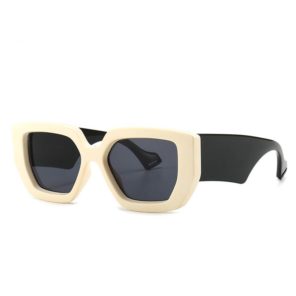 Stylish Oversized Square UV-Proof PC Sunglasses