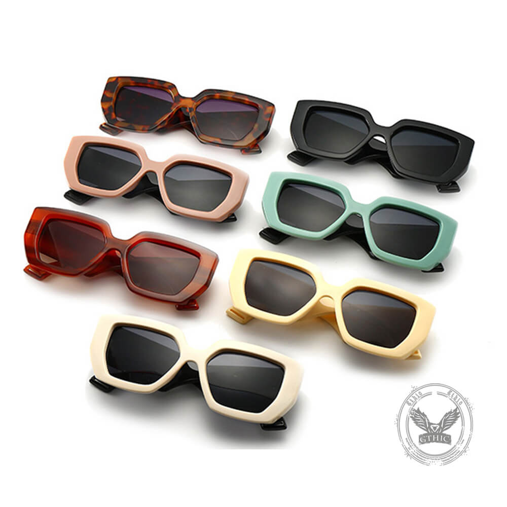 Stylish Oversized Square UV-Proof PC Sunglasses