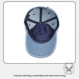 Stylish Ripped Letter Distressed Denim Baseball Cap