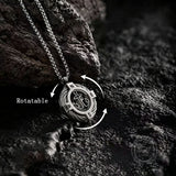 Stylish Rotating Anchor Stainless Steel Compass Pendant | Gthic.com