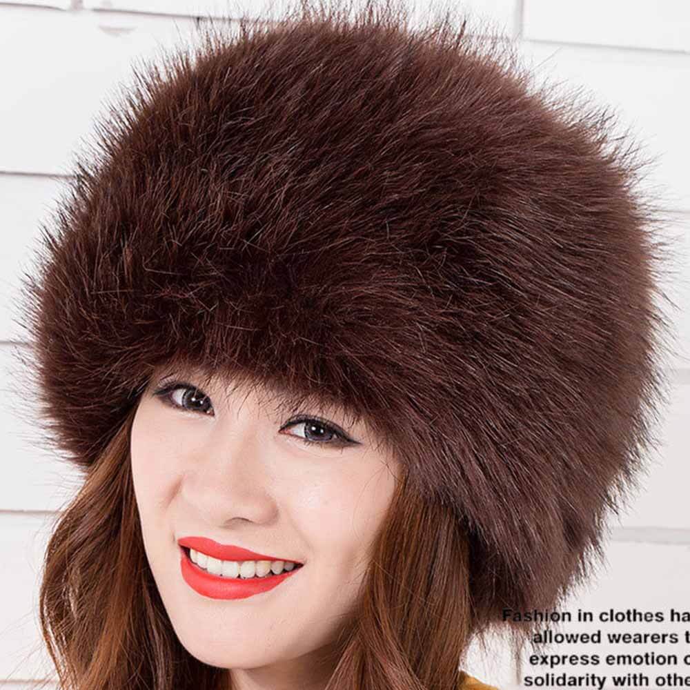 Stylish Round Plush Warm Hat | Gthic.com