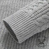 Stylish Slim Half-Turtleneck Pullover Knitted Sweater