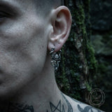 Stylish Stainless Steel Stackable Octopus Hoop Earrings | Gthic.com