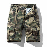 Stylish Street Camo Casual Straight Cargo Shorts