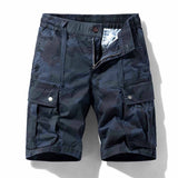 Stylish Street Camo Casual Straight Cargo Shorts