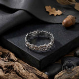 Stylish Thorn Hollow Stainless Steel Simple Ring